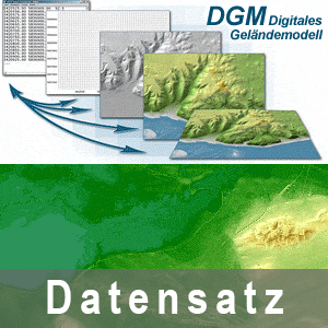 Beispielgrafik einer Nutzung des Digitalen Geländemodells